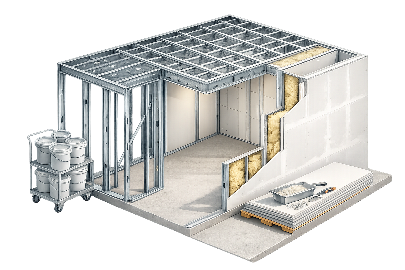 Why Commercial Projects Use Drywall